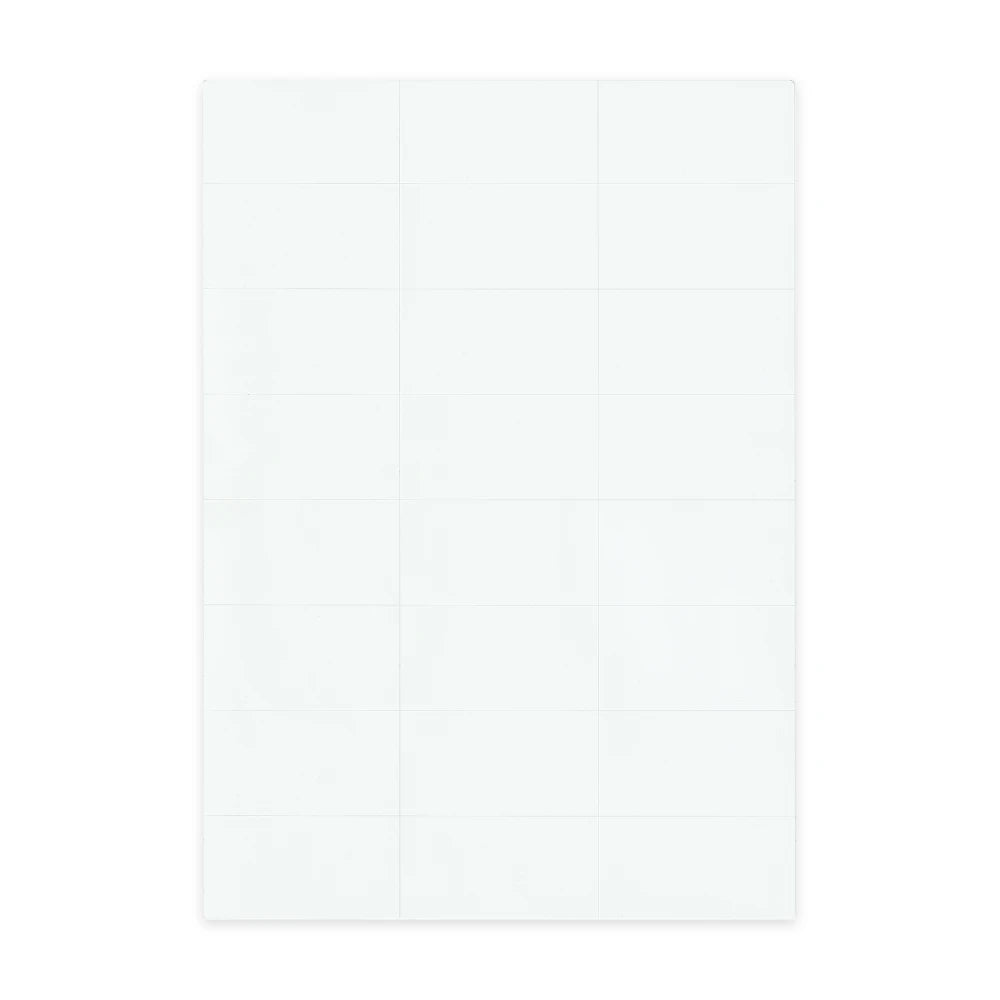 A4 Polyester Label Sheet 70mm x 37mm
