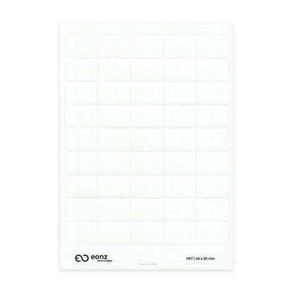A4 PET Label Sheet 40mm x 30mm