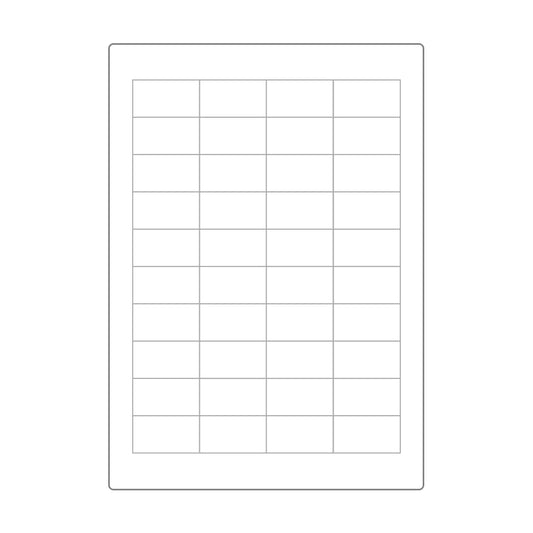 A4 Paper Label Sheet 48.5mm x 25.4mm