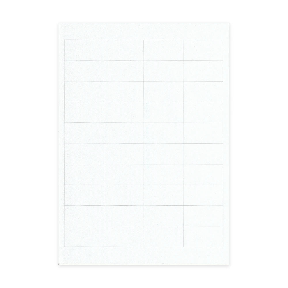 A4 Paper Label Sheet 48.5mm x 25.4mm