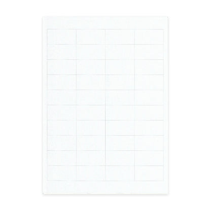 A4 Paper Label Sheet 48.5mm x 25.4mm