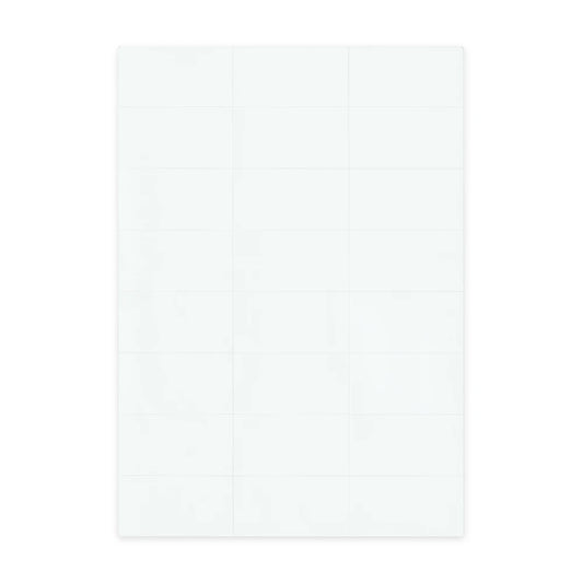 A4 Polyester Label Sheet 70mm x 37mm