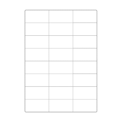 A4 Polyester Label Sheet 70mm x 37mm