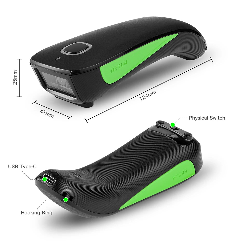 Long Range Handheld Mini Barcode Reader